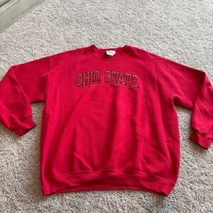 Ohio State Buckeyes Red Crewneck Sweatshirt Size XL